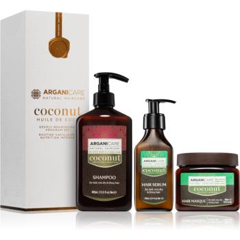 Arganicare Coconut Deeply Nourishing Program Set dárková sada(s vyživujícím účinkem)