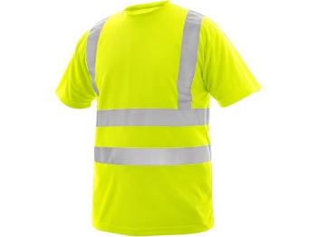 Tričko CXS LIVERPOOL, výstražné, pánské, žluté, vel. 5XL