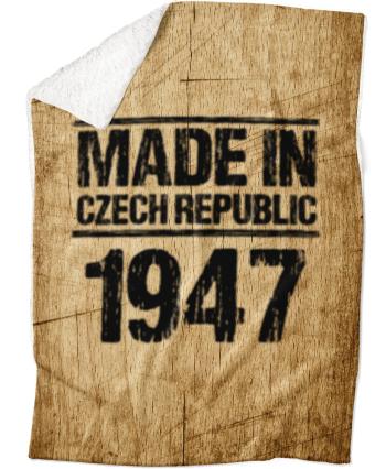 Deka Made In (rok: 1947, Podšití beránkem: ANO)