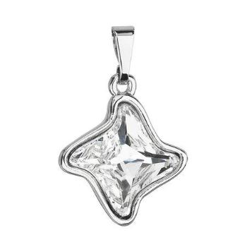 Přívěsek bižuterie se Swarovski krystaly bílá hvězdička 54034.1, crystal