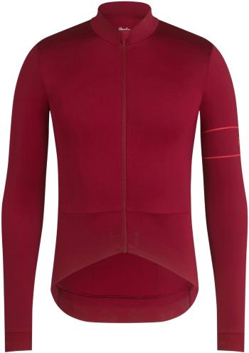 Rapha Pro Team Long Sleeve Thermal Jersey - dark red/red M