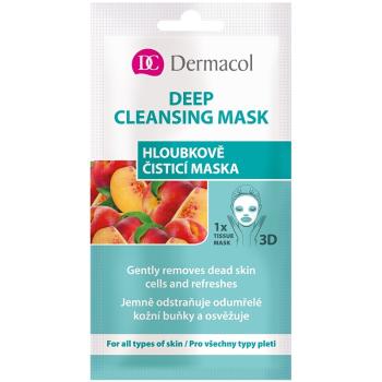 Dermacol Cleansing textilní 3D hloubkově čisticí maska 15 ml