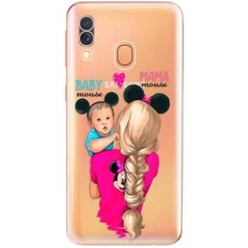 iSaprio Mama Mouse Blonde and Boy pro Samsung Galaxy A40 (mmbloboy-TPU2-A40)