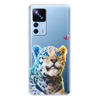 Odolné silikonové pouzdro iSaprio - Leopard With Butterfly - Xiaomi 12T / 12T Pro