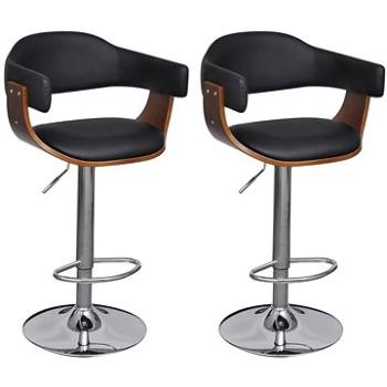 Barové stoličky 2 ks umělá kůže (241052)