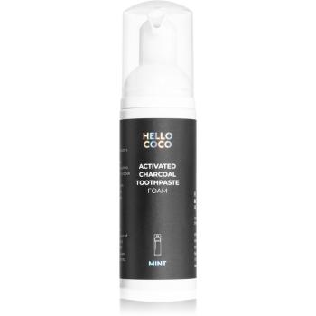 Hello Coco Activated Charcoal bělicí zubní pasta s aktivním uhlím 50 ml