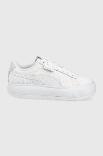 Boty Puma Suede Mayu St Wns 383273 bílá barva