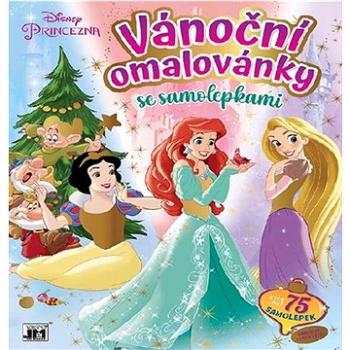 Vánoční omalovánky Princezna: se samolepkami (8595593833767)