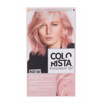 L'Oréal Paris Colorista Permanent Gel 60 ml barva na vlasy pro ženy poškozená krabička Rose Gold na barvené vlasy; na všechny typy vlasů