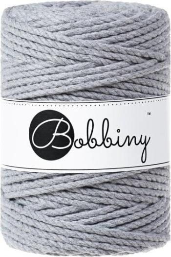 Bobbiny 3PLY Macrame Rope 5 mm 100 m Silver Šňůra