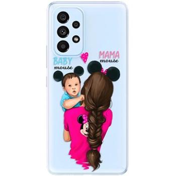 iSaprio Mama Mouse Brunette and Boy pro Samsung Galaxy A73 5G (mmbruboy-TPU3-A73-5G)