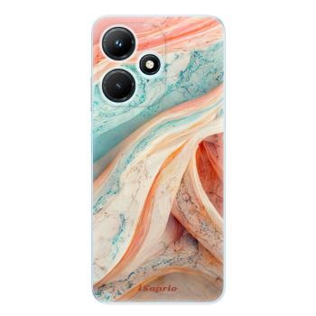 Odolné silikonové pouzdro iSaprio - Orange and Blue - Infinix Hot 30i