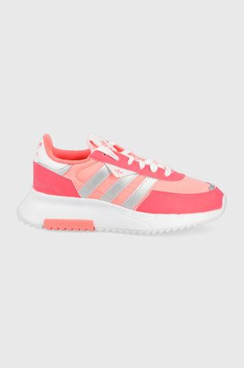 Dětské boty adidas Originals Retropy GZ0827 růžová barva