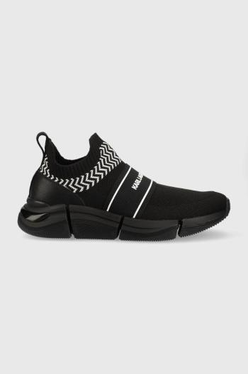 Sneakers boty Karl Lagerfeld QUADRO černá barva