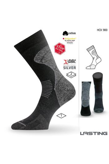 Lasting HCK 900 černá hokejová ponožka Velikost: (38-41) M ponožky