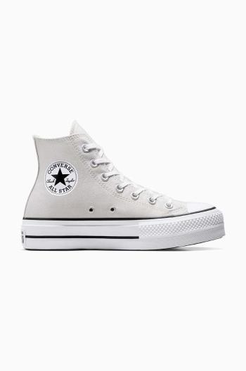 Kecky Converse Chuck Taylor All Star Lift dámské, šedá barva, A08287C