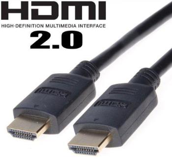 PREMIUMCORD Kabel HDMI 2.0 High Speed + Ethernet, zlacené konektory, 10m