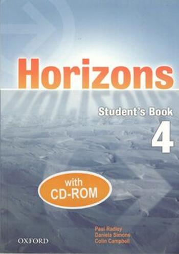 Horizons 4 Student´s Book + CD ROM - Paul Radley