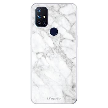 Odolné silikonové pouzdro iSaprio - SilverMarble 14 - OnePlus Nord N10 5G