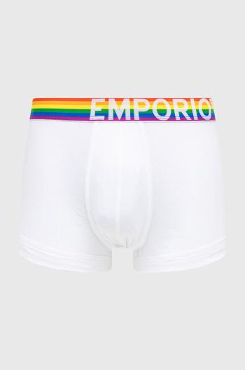 Boxerky Emporio Armani Underwear pánské, bílá barva