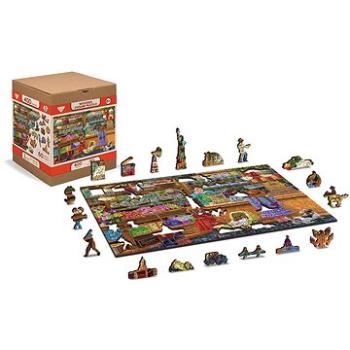 Wooden city Dřevěné puzzle Sladké dobrodružství 2v1, 400 dílků eko (5904151821314)