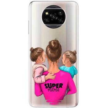 iSaprio Super Mama pro Two Girls pro Xiaomi Poco X3 Pro / X3 NFC (smtwgir-TPU3-pX3pro)