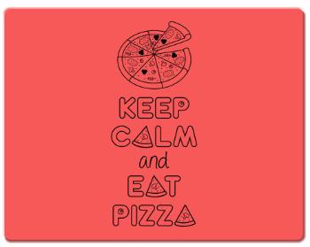 Podložka pod myš Keep calm and eat pizza