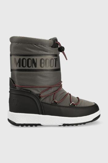 Dětské sněhule Moon Boot Moon Boot Jr Boy Sport šedá barva