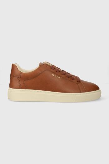 Kožené sneakers boty Gant Mc Julien hnědá barva, 28631555.G45