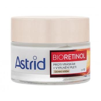 Astrid Bioretinol Day Cream SPF10 50 ml denní pleťový krém proti vráskám; na pigmentové skvrny; na rozjasnění pleti; zpevnění a lifting pleti