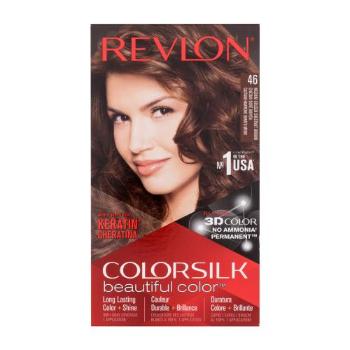 Revlon Colorsilk Beautiful Color 59,1 ml barva na vlasy pro ženy 46 Medium Golden Chestnut Brown na barvené vlasy; na všechny typy vlasů