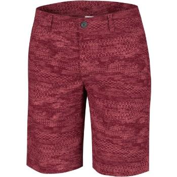 Columbia WASHED OUT NOVELTY II SHORT Pánské outdoorové kraťasy, vínová, velikost 38