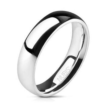 NUBIS® Ocelový prsten, 5 mm - velikost 76 - NSS1024-76