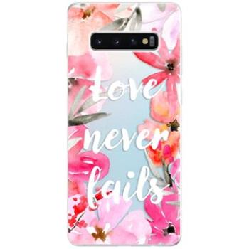 iSaprio Love Never Fails pro Samsung Galaxy S10+ (lonev-TPU-gS10p)