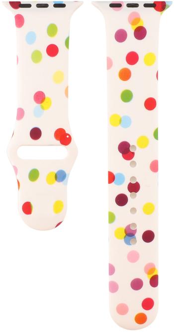 4wrist Silikonový řemínek pro Apple Watch - Dots 42/44/45/49 mm