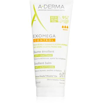 A-Derma Exomega tělový balzám pro posílení ochranné bariéry s dlouhotrvajícím hydratačním účinkem pro velmi suchou citlivou a atopickou pokožku 200 ml