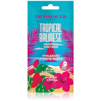 Dermacol Tropical Balinese plátýnková maska s vyhlazujícím efektem 23 g