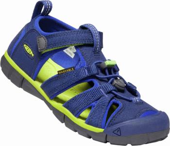 Keen SEACAMP II CNX YOUTH blue depths/chartreuse Velikost: 35 dětské sandály