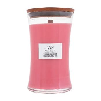 WoodWick Melon & Pink Quartz 610 g vonná svíčka unisex