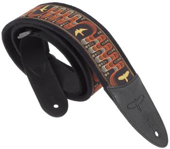 PRS 2.4" Padded Guitar Strap w/FLASH, Custom Jacquard Birds Wavelength