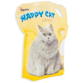 Akinu Happy Cat 7,2l Sandy (jemný 0,5 - 2 mm) (8595184929633)