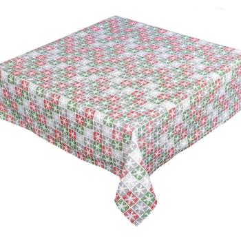 Forbyt, Ubrus bavlněný, Vánoční vločka 140 x 180 cm