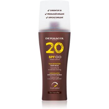 Dermacol Sun Tan Booster ochranné mléko urychlující opalování SPF 20 200 ml