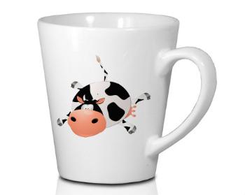 Hrnek Latte 325ml Kráva