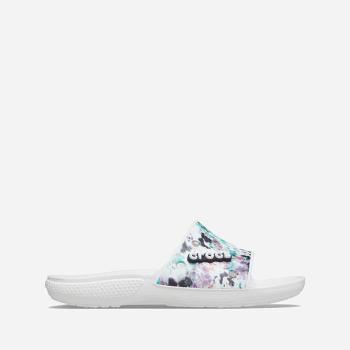 Crocs Classic Tie Dye Graphic Slide 206520 MULTI/WHITE