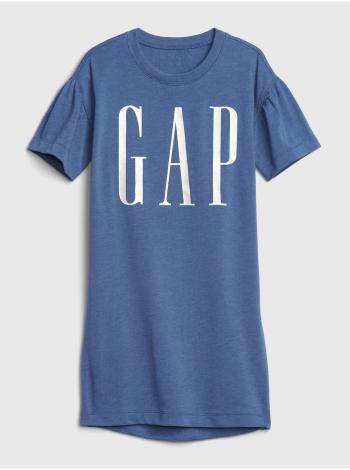 Modré holčičí šaty GAP Logo