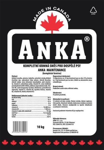 ANKA Maintenance - 10kg