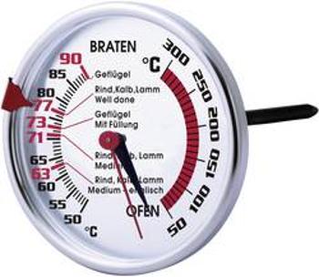 Analogový teploměr do trouby a na pečení masa Sunartis T 409A, nerez