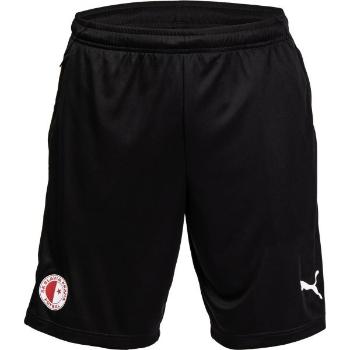 Puma LIGA TRG SHORTS SLAVIA Pánské sportovní šortky, černá, velikost M