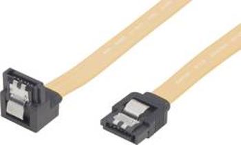 Kabel pro pevný disk [1x SATA zásuvka 7-pólová - 1x SATA zásuvka 7-pólová] Renkforce RF-4174575, žlutá